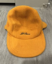 L.L.Bean Fleece Hat Ear Flaps Gray Men  s M Medium Made in USA Vintage Winter Cap