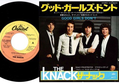 The Knack - Good Girls Don't / Frustrated | 7'' Japan ECR-20628