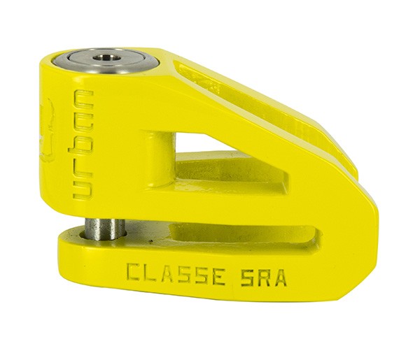 Serrure à disque SRA antivol moto scooter acier jaune ø10mm
