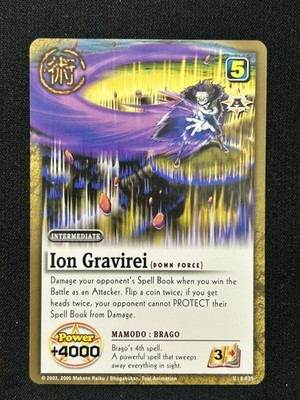 2003-2005 Zatch Bell The Card Game Ion Gravirei (Down Force) S-035