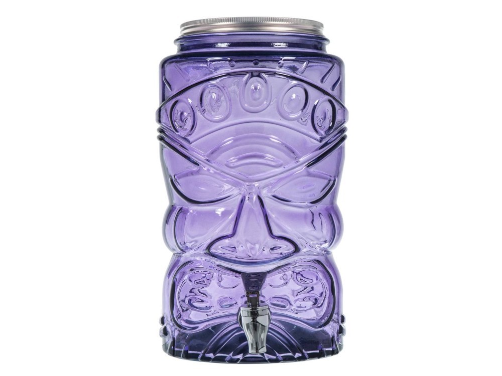 Glass Containers Totem Purple With Wheels 6L Home