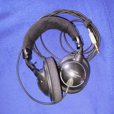Kopfhörer Audio-Technica ATH-M40 FS Kopfbügel Kopfhörer - Schwarz mit Ersatz