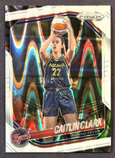 Caitlin Clark WHITE SEISMIC #22 2025 Panini Prizm Fever