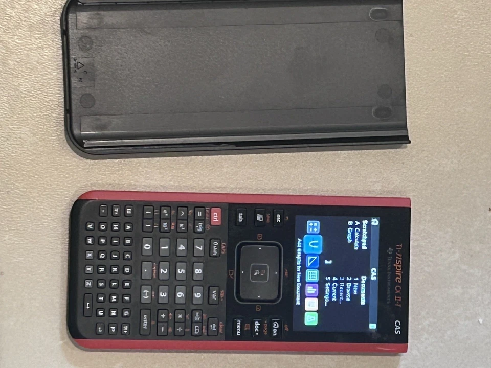 TI-Nspire CX II-T CAS Graphing Calculator, slightly used, Unlocked, English (UK) - Image 2 of 4