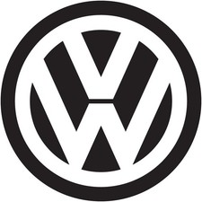 X4 3cm Permanent Vinyl Stickers VW Transporter T5 T4 Camper Motor Home Car White