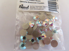 36 Swarovski Flatbacks 34ss Crystal AB/foiled. 2028