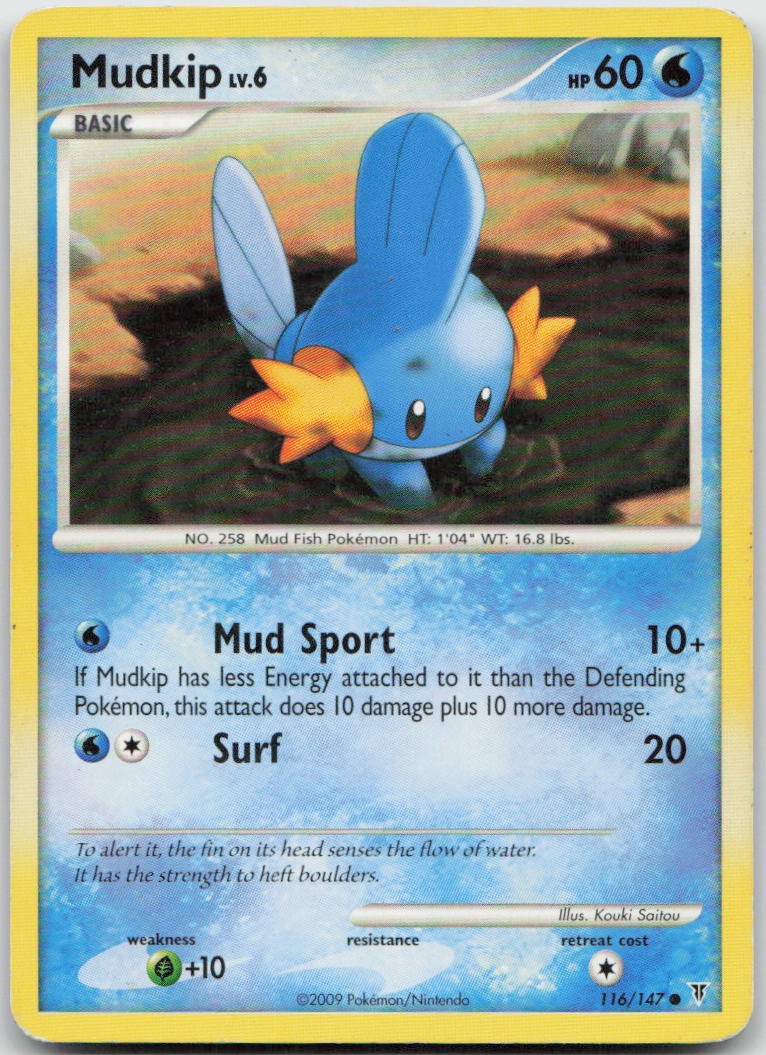 Mudkip 116/147 Common Supreme Victors Pokemon TCG HP
