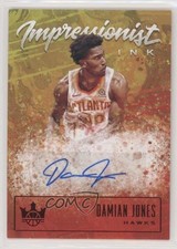 2019-20 Panini Court Kings Impressionist Ink Ruby 88/99 Damian Jones Auto 0jj3