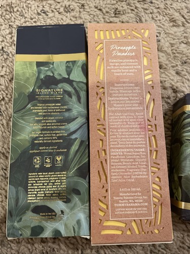 Lot TOMMY BAHAMA Soothing Moisturizer Pineapple Paradise Island Blend & Soap - Picture 2 of 3