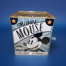 Disney Baby Retro Mickey Jack-in-the-Box Musical Toy Works Tested 2023