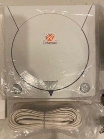 1999 SEGA DREAMCAST CONSOLE HKT-3020 LAUCH EDITION WHITE NTSC CIB TESTED WORKS C