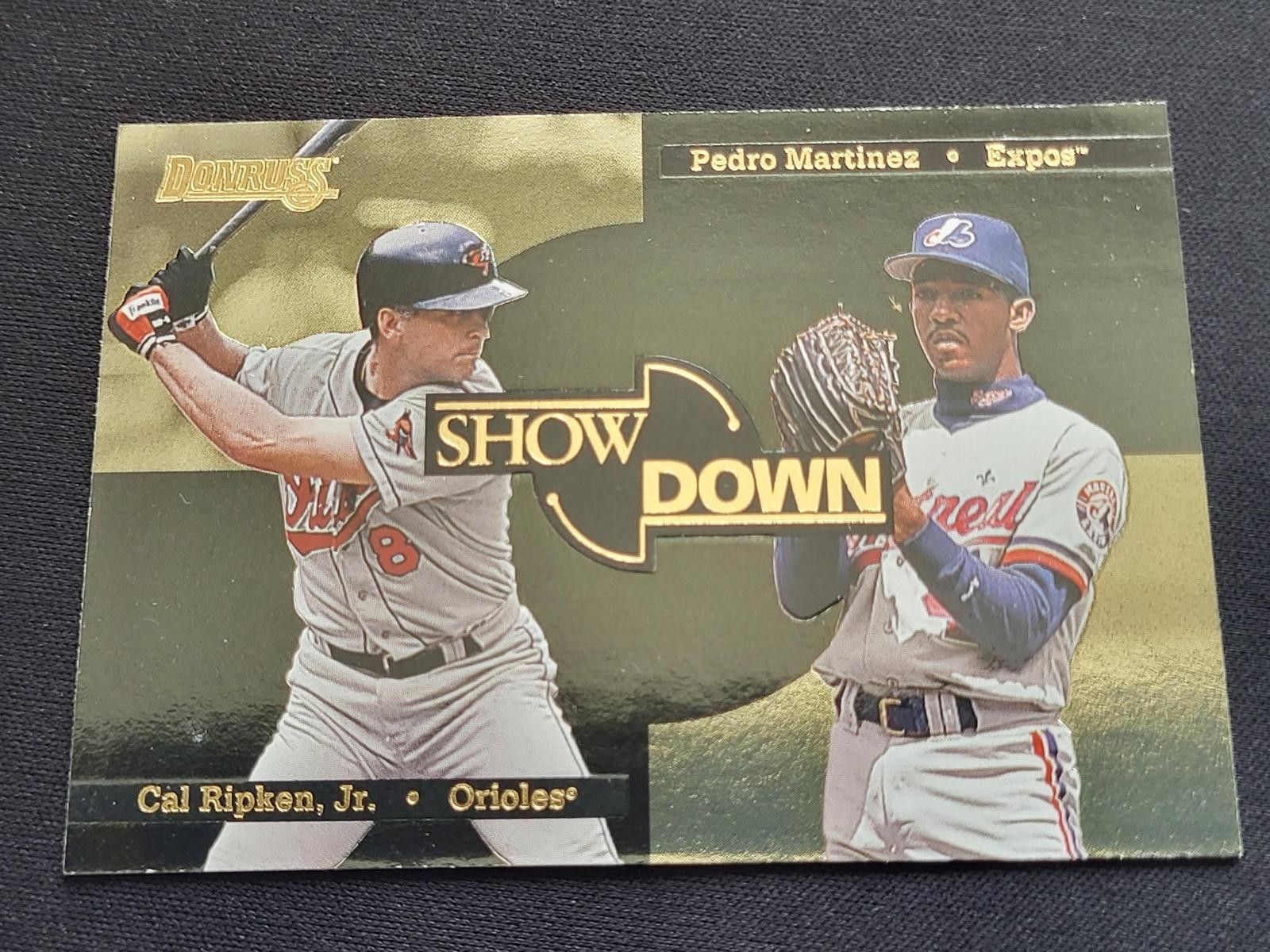 Cal Ripken, Jr. / Pedro Martinez 1996 Donruss Showdown #6 SN NM
