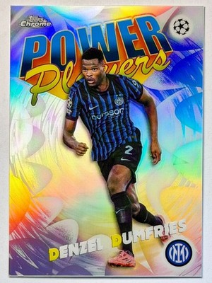 2025-26 Topps Chrome UCC Soccer - Denzel Dumfries - Power Players Refractor