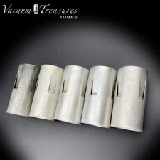 5x Tube Shields for 9-Pin Sockets Self-Locking with Internal Tabs - Aged Finish