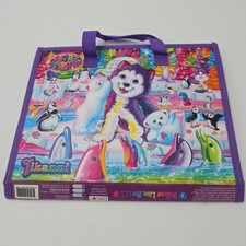 Lisa Frank TIKANNI HUSKY Trifold Portfolio Storage Case Folder ONLY School Art