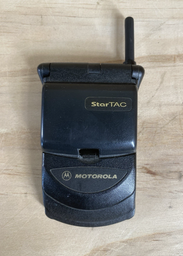 Motorola StarTAC ST7868W Black Dual Band Flip Phone Cell Phone - Picture 3 of 14