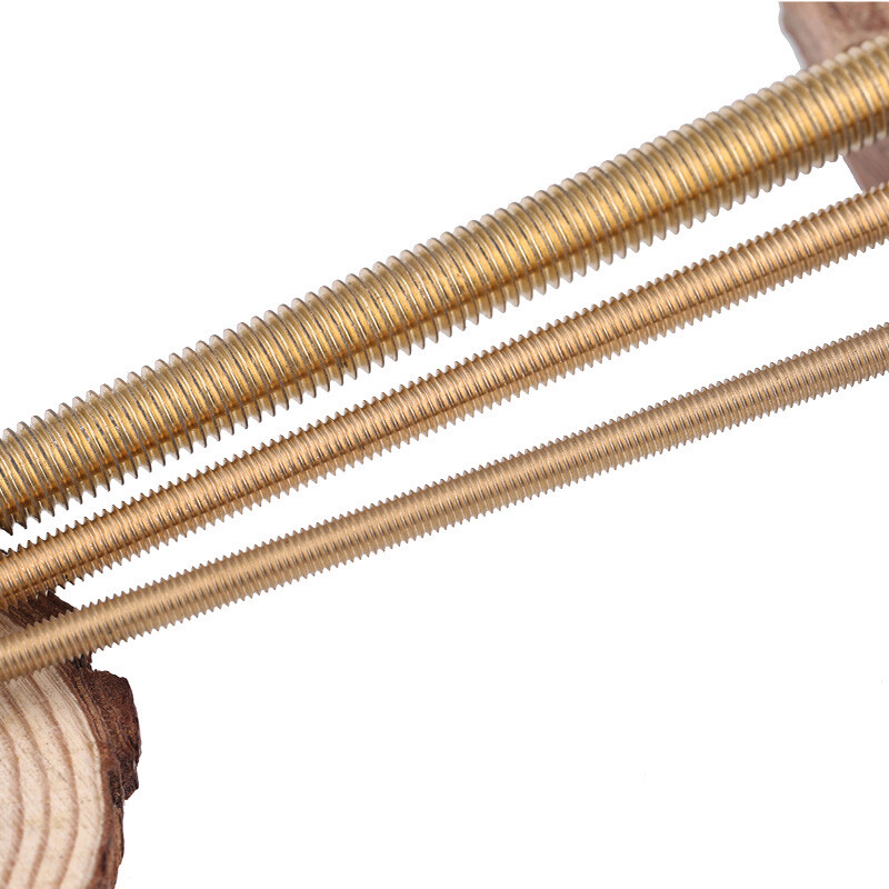 M2 M18 Brass Threaded Bar Rod Studding Studs Threaded Length 25mm