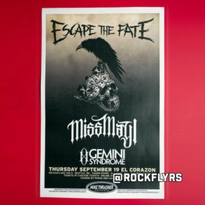 Escape the Fate Poster | eBay