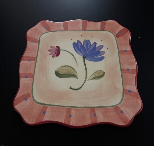 Pfaltzgraff Napoli Hand Painted Trivet 8.5" Square - Picture 2 of 4