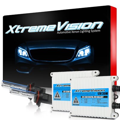 XtremeVision 35W AC HID Kit Xenon Headlight H10 43K 10K 12K 15K 30K 3K 5K 6K 8K