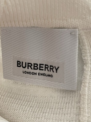 Burberry NWT Keithey Unisex Monogram Motif Knit Polo Shirt Sz 8y - Picture 15 of 18