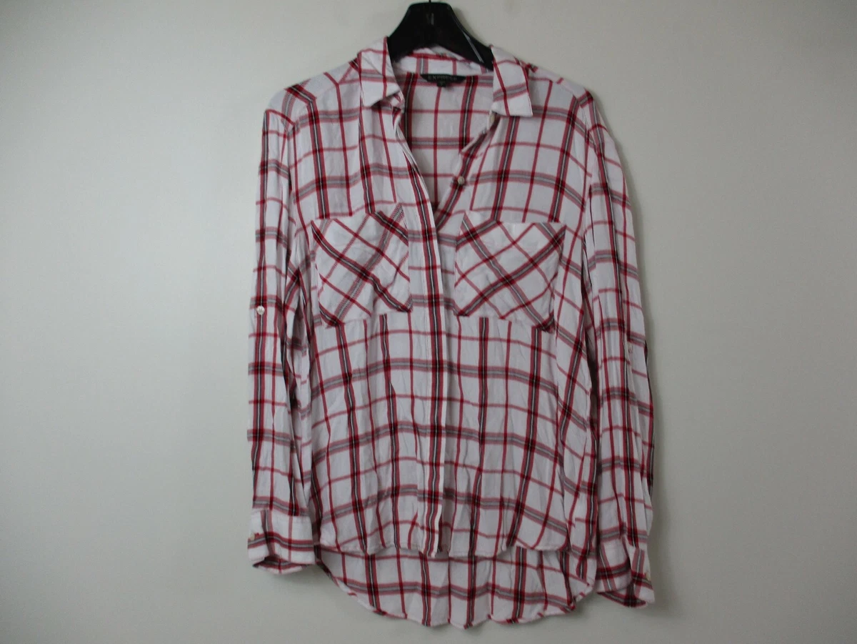 express plaid shirt womens