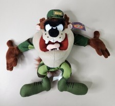 Looney Tunes Tazmanian Devil Taz Nanco Plush Doll Wearing Marine Camouflage Rare