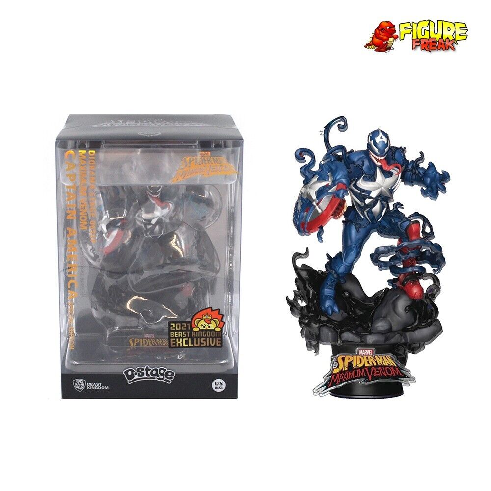 Beast Kingdom Marvel Spider-Man Maximum Venom Captain America D