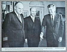 11x14 PHOTO CUBAN MISSILE CRISIS PRESIDENT JOHN F KENNEDY MEETING SOVIET LEADERS