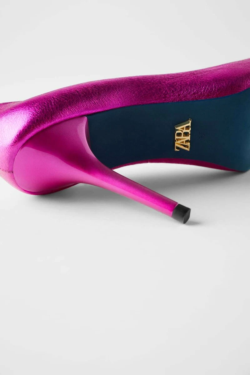 Scarpe con shop tacco fucsia