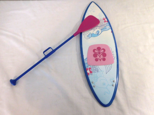 American Girl Kanini Doll Paddleboard Surf Board with Paddle - Picture 3 of 7