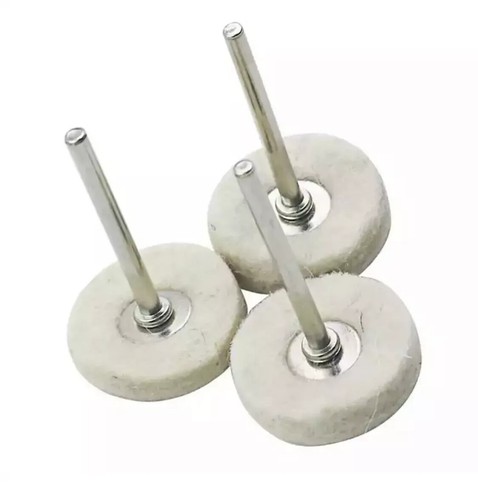 8pcs Felt Wheel Polishing Buff Buffing Dremel Rotary Drill Polishing Bit Kit 3mm - Picture 2 of 4