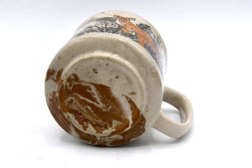 Tazza Studio Art Pottery Ceramica Canguro Joey Agataware Marmo Fatta a Mano Unica - Foto 3 di 5