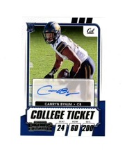 2021 Contenders Draft TICKET ROOKIE CAMRYN BYNUM AUTO RC! Cal STAR VIKINGS