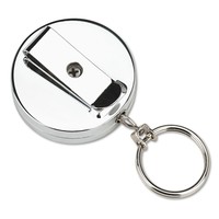 Securit Pull Key Reel Wearable Key Organizer Stainless Steel 04990 on sale Securit Pull Key Reel Wearable Key Organizer Stainless Steel 04990 on sale