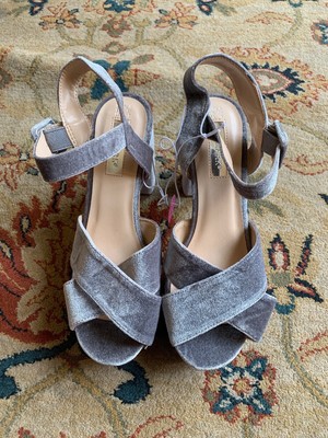primark silver heels