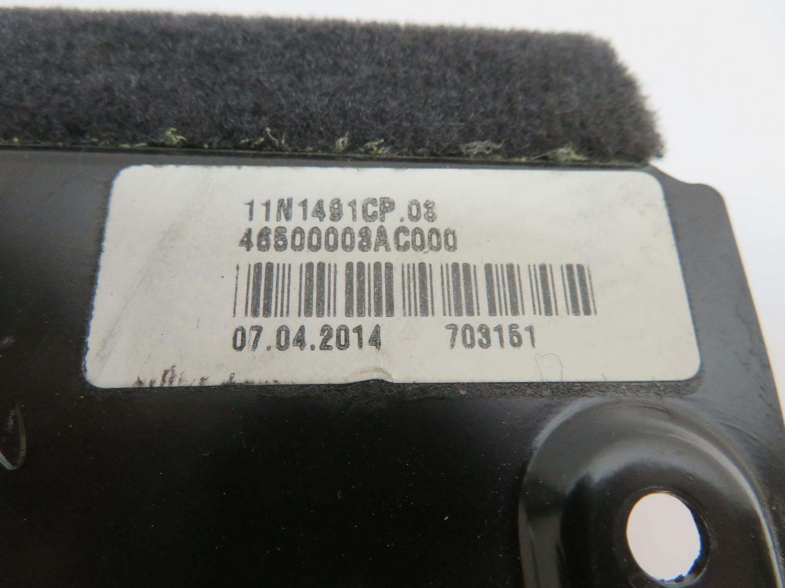 2015 MCLAREN 650S LEFT DRIVER SIDE INTERIOR FOOT REST TRIM 11N1492CP.02 CARPETED