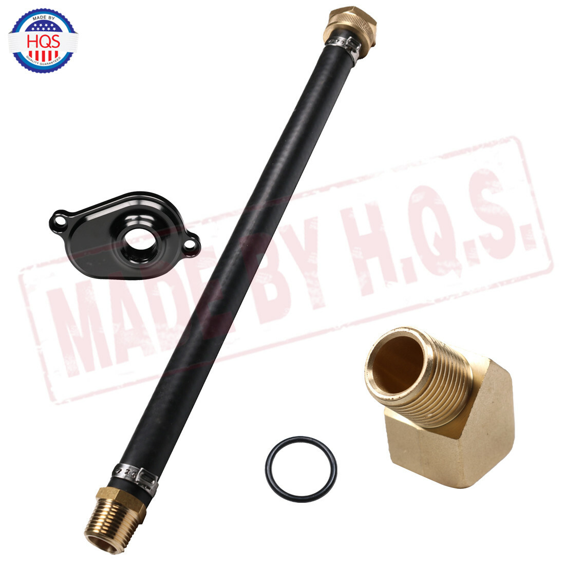 Cooler Flush Kit For 6.0l Ford Powerstroke With Aluminum Anodize Adapter