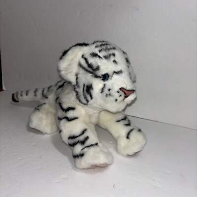 FurReal Jungle Cub The Playful White Tiger Interactive Pet Toy Works Clean  Wild