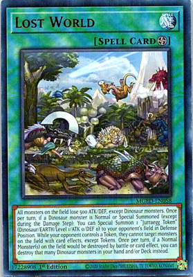 Yu-Gi-Oh! Trading Card - Lost World (MGED-EN058) - Rare - 1st Edition - Maximum Gold: El Dorado