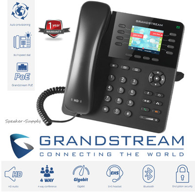 MAKE OFFER! Grandstream GXP2135 IP 8 Line 4 SIP Dual Gigabit Enterprise HD Phone