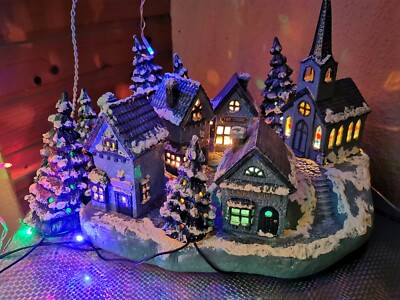 Keramik Gießform Bodenplatte Weihnachtsdorf