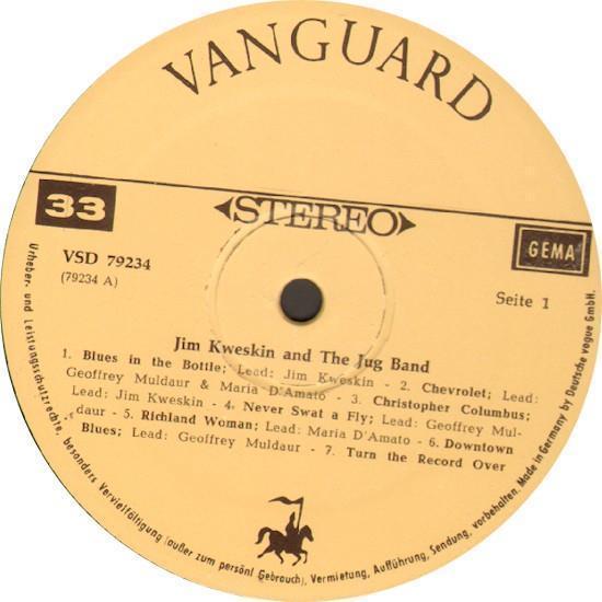 596 Jim Kweskin & The Jug Band LPレコード Jim Kweskin & The Jug Band – Greatest Hits! – 2 x Vinyl (LP