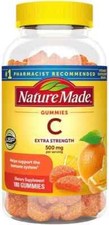 Nature Made Extra Strength Vitamin C 500 mg, 180 Gummies