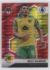 2021 Panini Mosaic Premier League Soccer Red Pulsar Billy Gilmour #92