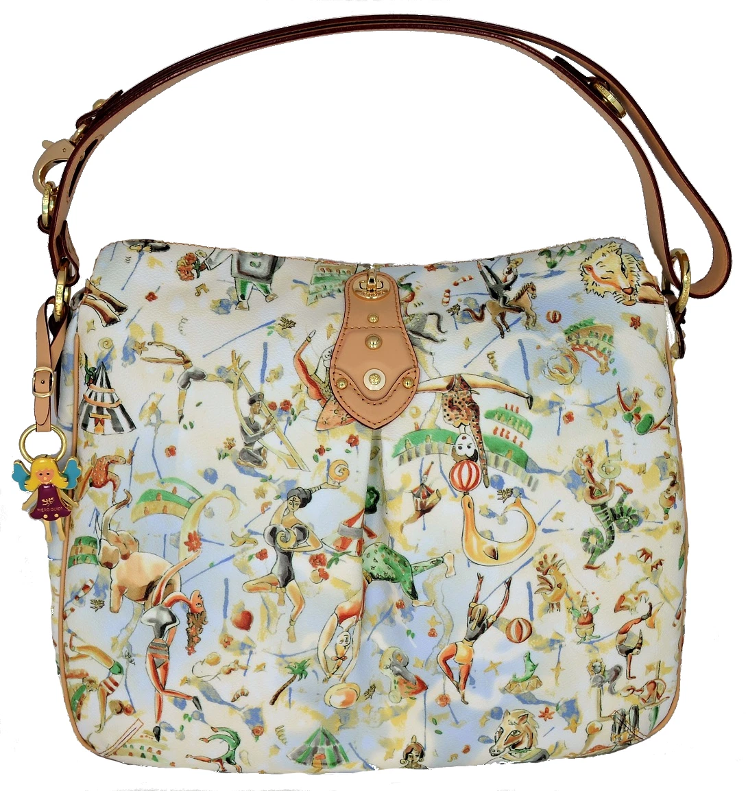 Borsa A Spalla Piero Guidi Barchetta Grande Donna Avorio Cherie