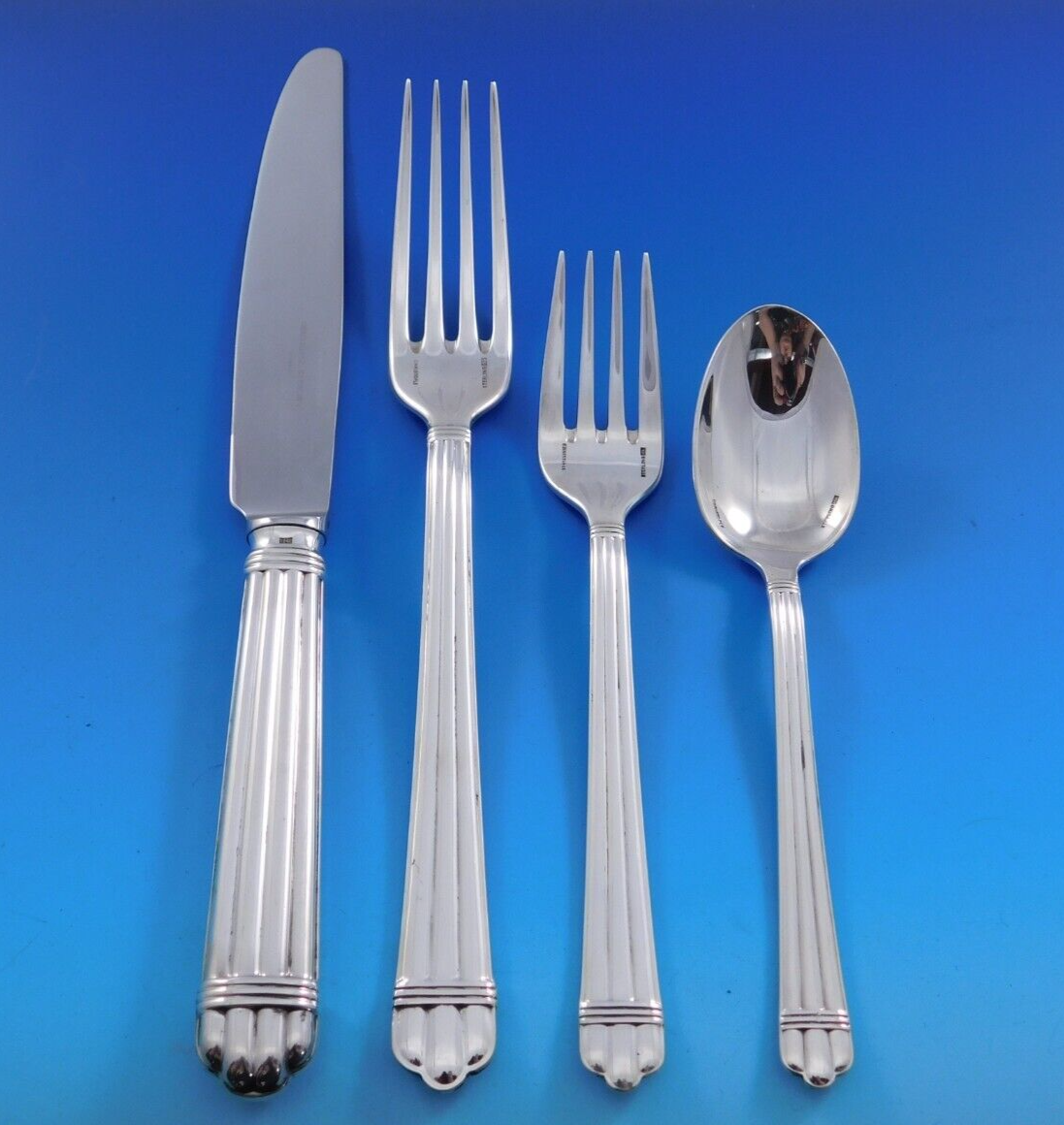 Aria by Christofle France Sterling Silver Flatware Service