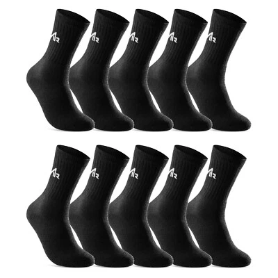 SOCKENKAUF24 10 pares de calcetines de tenis calcetines deportivos calcetines de trabajo hombre mujer calcetines algodón i1R