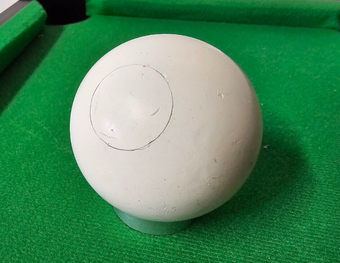 VTG Replacement Billiard Pool Ball 2 1/4" Diameter Standard White Cue Ball**