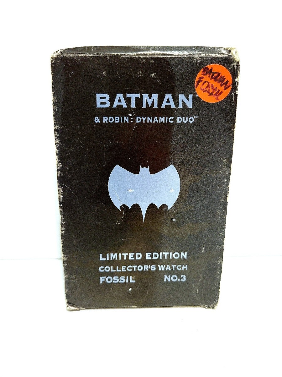 バットマン BATMAN FOSSIL NO.3 LIMITED EDITION Batman & Robin Dynamic Duo Limited Edition Fossil Watch No.3